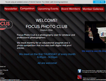 Tablet Screenshot of focusphotoclub.com
